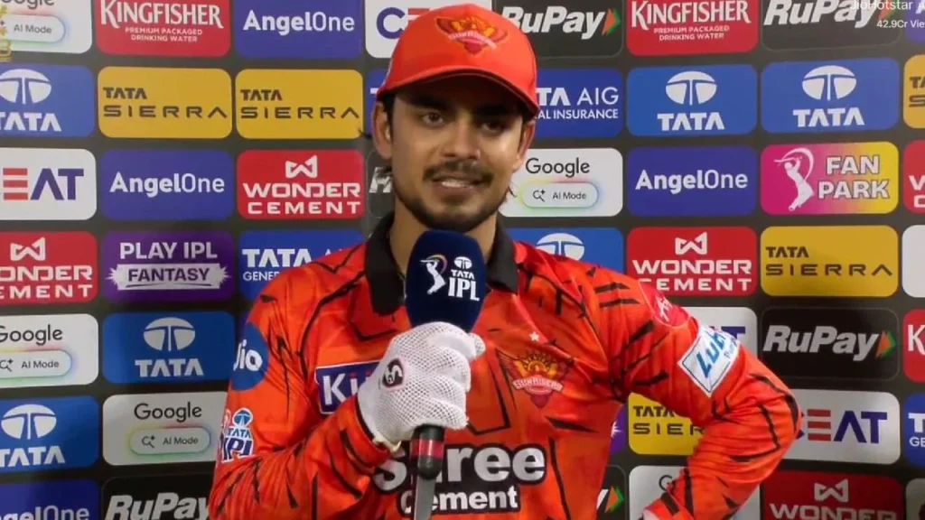 Ishan Kishan post match