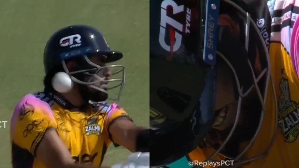 Scary moment Babar Azam hit on neck by deadly bouncer from Naseem Shah s brother