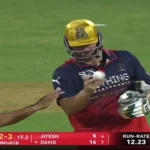 Tim David in Spotlight: Umpire Warning in T20 Cricket Showdown