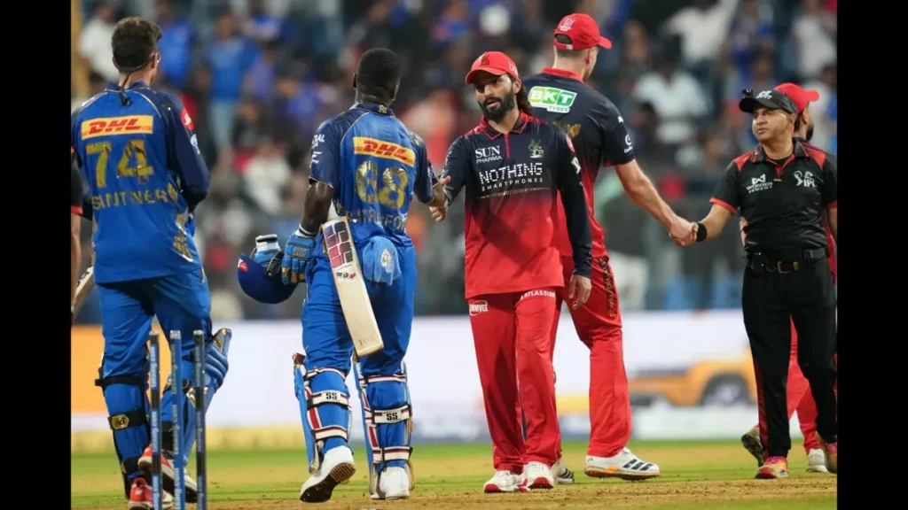 RCB Wins Thrilling MI Clash