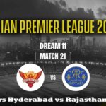 Sunrisers Hyderabad vs Rajasthan Royals: A Battle for IPL Supremacy