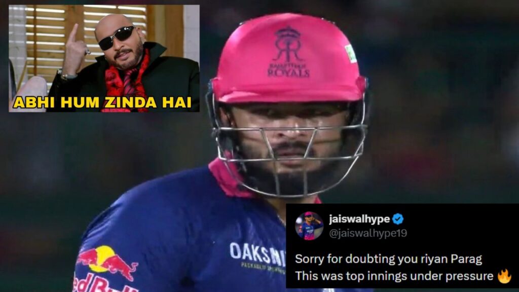 Riyan Parag Silences Critics with Sensational 90 vs Delhi Capitals