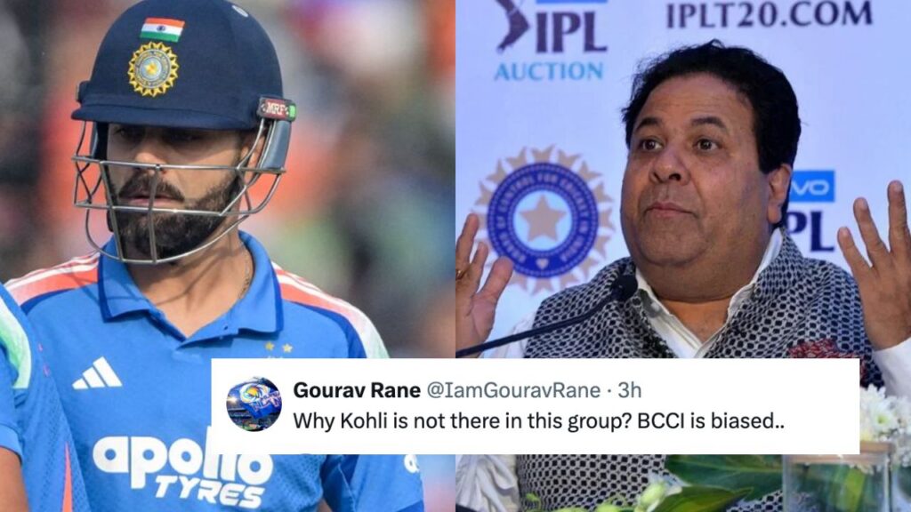 BCCI Sparks Fan Outrage After Omitting Virat Kohli from Captains Chat