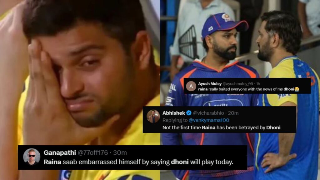 MS Dhoni vs Suresh Raina: Fans React to IPL 2026 Selection Controversy