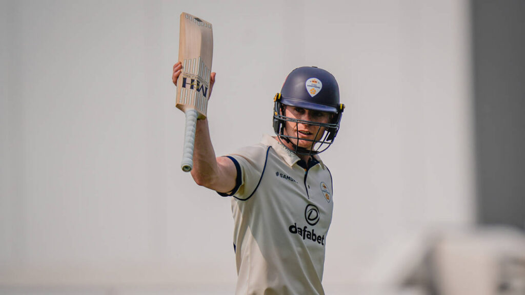 Brooke Guest Century Boosts Derbyshire Against Northamptonshire