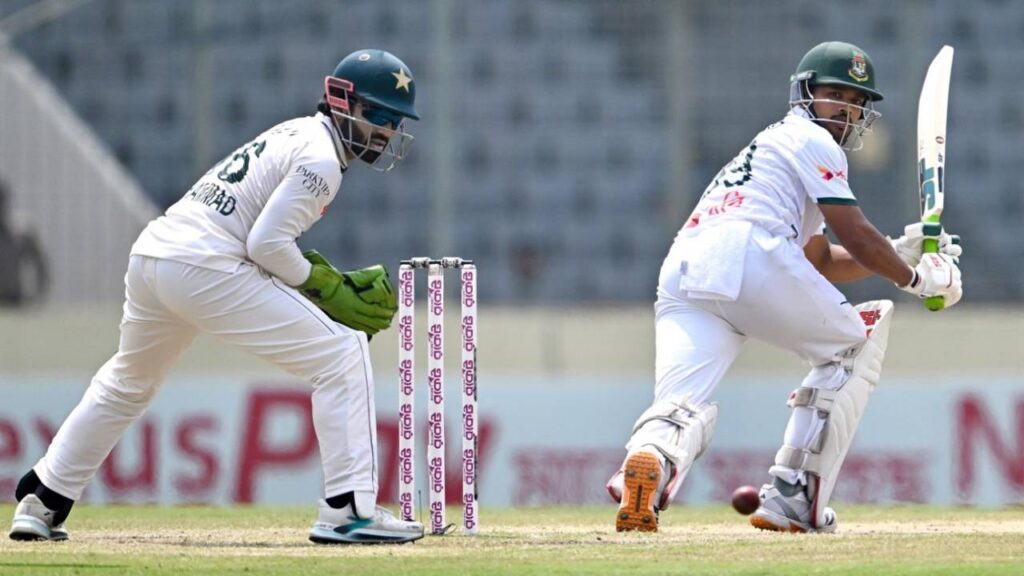Najmul Hossain Shanto Leads Bangladesh Charge Against Pakistan