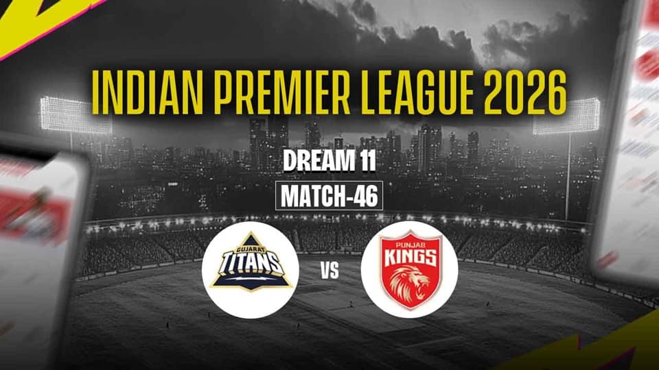 GT vs PBKS IPL 2026 Match 46: Dream11 Prediction, Pitch & Playing XI